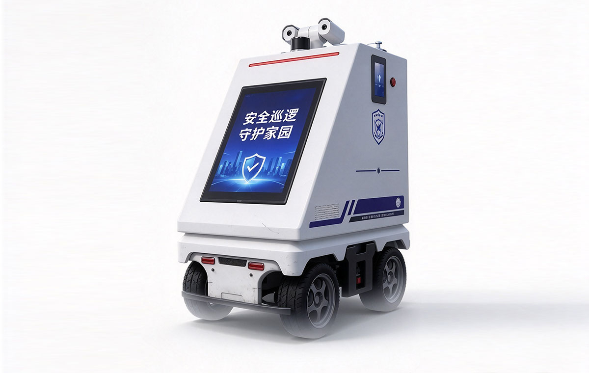 中汽安防无人巡逻车